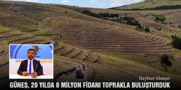 Güneş, 20 Yılda 8 Milyon Fidanı Toprakla Buluşturduk