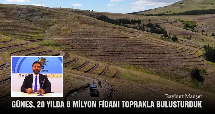 Güneş, 20 Yılda 8 Milyon Fidanı Toprakla Buluşturduk