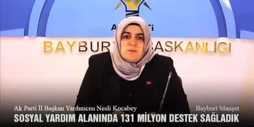 Kocabey, Sosyal Yardım Alanında 131 Milyon Destek Sağladık