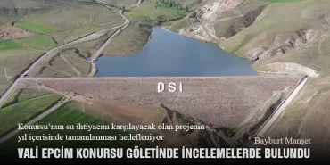 Vali Epcim Konursu Göletinde İncelemelerde Bulundu