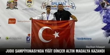 Balkan Judo Şampiyonası'nda Yiğit Dinçer Altın Madalya Kazandı