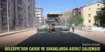 Belediye’den Cadde ve Sokaklarda Asfalt Çalışması
