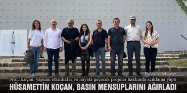 Hüsamettin Koçan, Basın Mensuplarını Ağırladı
