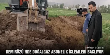 Demirözü’nde Doğalgaz Abonelik İşlemleri Başlıyor