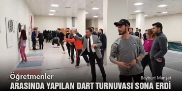 Öğretmenler Arasında Yapılan Dart Turnuvası Sona Erdi