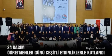 24 Kasım Öğretmenler Günü Çeşitli Etkinliklerle Kutlandı