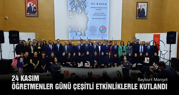 24 Kasım Öğretmenler Günü Çeşitli Etkinliklerle Kutlandı