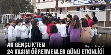 AK Gençlik’ten 24 Kasım Öğretmenler Günü Etkinliği