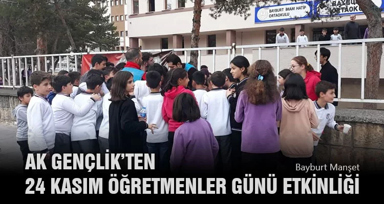 AK Gençlik’ten 24 Kasım Öğretmenler Günü Etkinliği