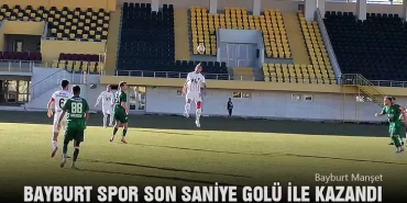 Bayburt Spor Son Saniye Golü İle Kazandı