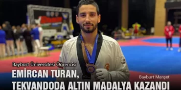 Emircan Turan, Tekvando G2 Klasmanında Altın Madalya Kazandı