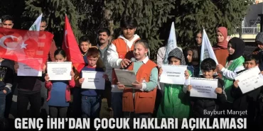 Genç İHH’dan Çocuk Hakları Açıklaması