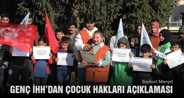 Genç İHH’dan Çocuk Hakları Açıklaması