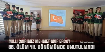 Milli Şairimiz Mehmet Akif Ersoy 86. Ölüm Yıl Dönümünde Unutulmadı
