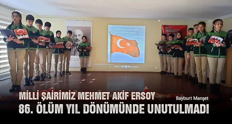 Milli Şairimiz Mehmet Akif Ersoy 86. Ölüm Yıl Dönümünde Unutulmadı