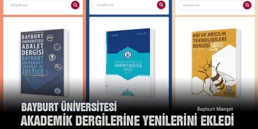 Bayburt Üniversitesi Akademik Dergilerine Yenilerini Ekledi