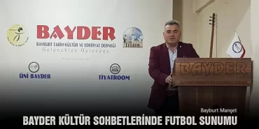 BAYDER Kültür Sohbetleri'nde Futbol Sunumu