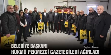 Belediye Başkanı Hükmü Pekmezci Gazetecileri Ağırladı