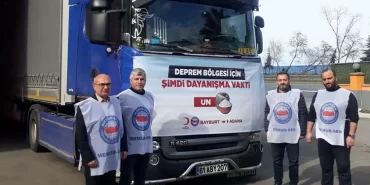 Bayburt Memur Sen’den Deprem Bölgesine 2 Tır Un Yardımı