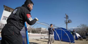 Silivri Belediyesi Hatay’a Çadır Köyler Kuruyor