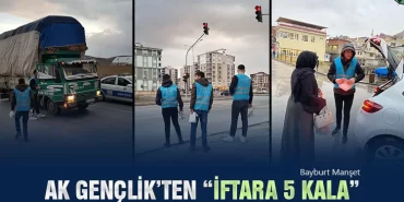 AK Gençlik’ten “İftara 5 Kala”