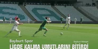 Bayburt Spor Ligde Kalma Umutlarını Bitirdi
