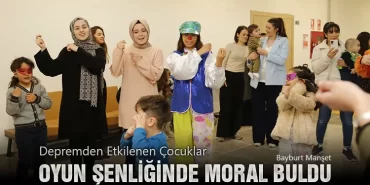 Depremden Etkilenen Çocuklar Oyun Şenliğinde Moral Buldu