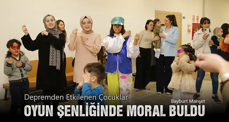 Depremden Etkilenen Çocuklar Oyun Şenliğinde Moral Buldu