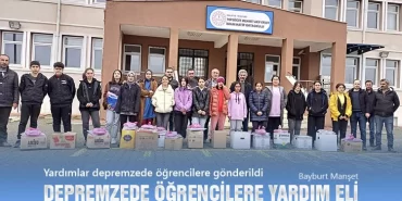 Depremzede Öğrencilere Yardım Eli