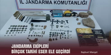 Jandarma Ekipleri Birçok Tarihi Eser Ele Geçirdi