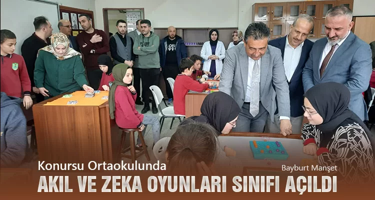 Konursu Ortaokulunda Akıl ve Zeka Oyunları Sınıfı Açıldı