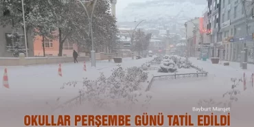 Okullar Perşembe Günü Tatil Edildi