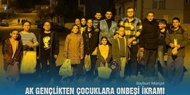 Ak Gençlikten Çocuklara Onbeşi İkramı