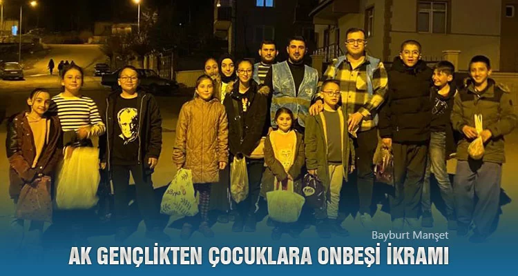 Ak Gençlikten Çocuklara Onbeşi İkramı