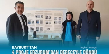 Bayburt’tan 4 Proje Erzurum’dan Dereceyle Döndü