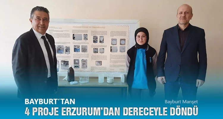 Bayburt’tan 4 Proje Erzurum’dan Dereceyle Döndü