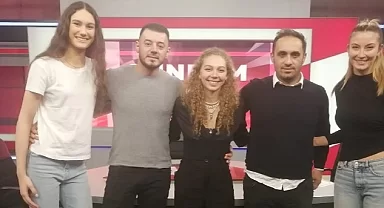Beşiktaş Ceylan Voleybol Takımı D-Smart'ta Yayınlanan Gündem Özel Programına Konuk Oldu