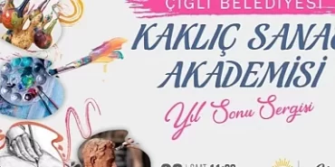 Çiğlili Kursiyerlerden Yıl Sonu Sergisi