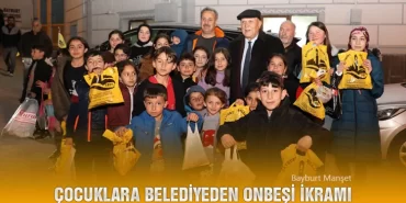 Çocuklara Belediyeden Onbeşi İkramı
