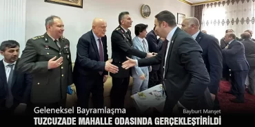 Geleneksel Bayramlaşma Tuzcuzade Mahalle Odasında Gerçekleştirildi