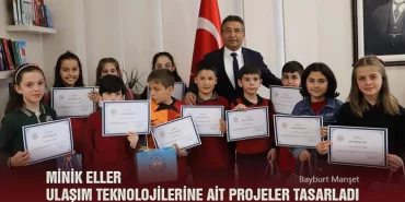 Minik Eller Ulaşım Teknolojilerine Ait Projeler Tasarladı