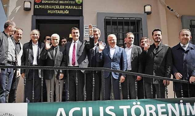 Osmangazi'den Elmasbahçeler'e örnek hizmet