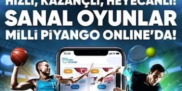 Oyunseverlere müjde! Sanal Oyunlar şimdi Milli Piyango Online’da
