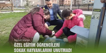 Özel Eğitim Öğrencileri Sokak Hayvanlarını Unutmadı