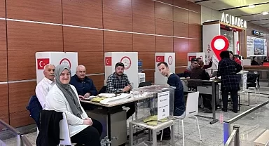 Sabiha Gökçen Havalimanı’nda oy verme işlemi başladı