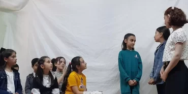Kaleardı İlkokulu öğrencilerinden tiyatro gösterisi