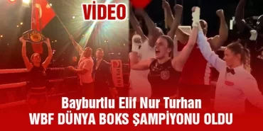 Bayburtlu Elif Nur Turhan WBF Dünya Boks Şampiyonu Oldu