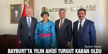 Bayburt’ta Yılın Ahisi Turgut Kaban Oldu
