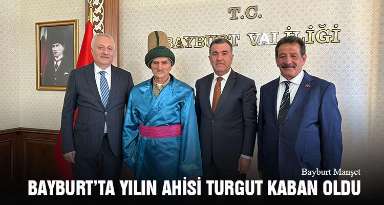 Bayburt’ta Yılın Ahisi Turgut Kaban Oldu