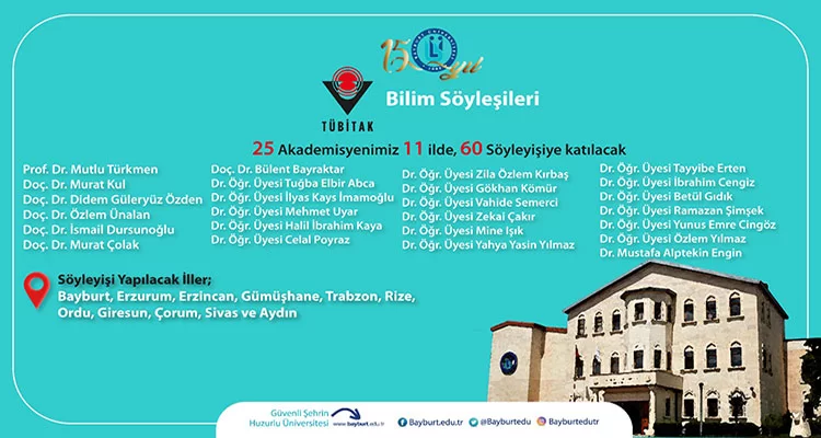 Bölgedeki Bilim İletişimine Bayburt Üniversitesi’nden Katkı